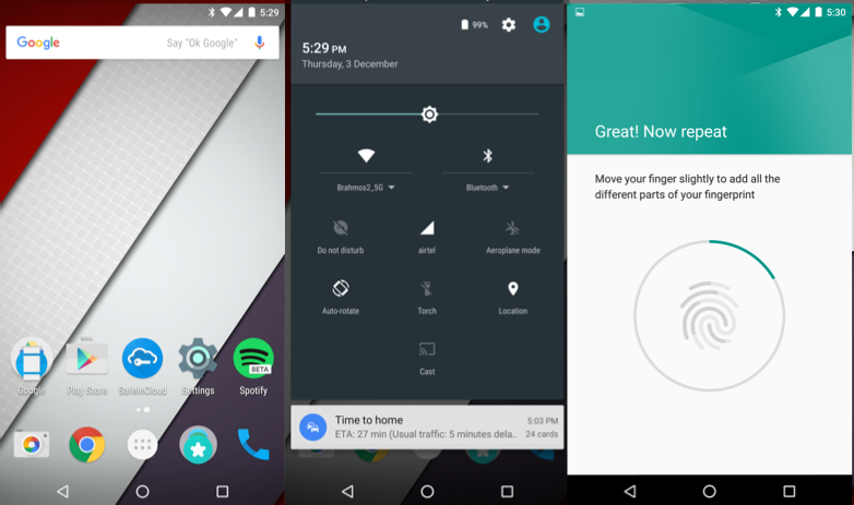 Nexus 5X software